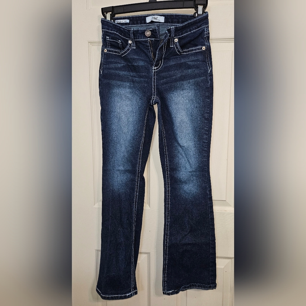 Classic Dark Blue Boot Cut Women's Jeans